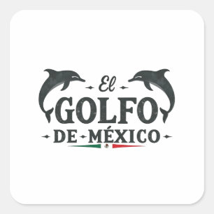Adesivo Quadrado Golfo Americano do México
