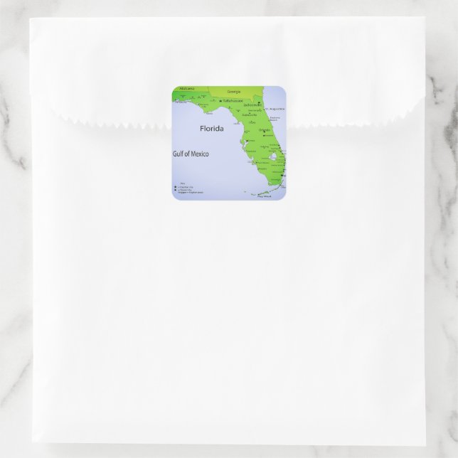 ADESIVO QUADRADO GOLFO DO MÉXICO (Bolsa)