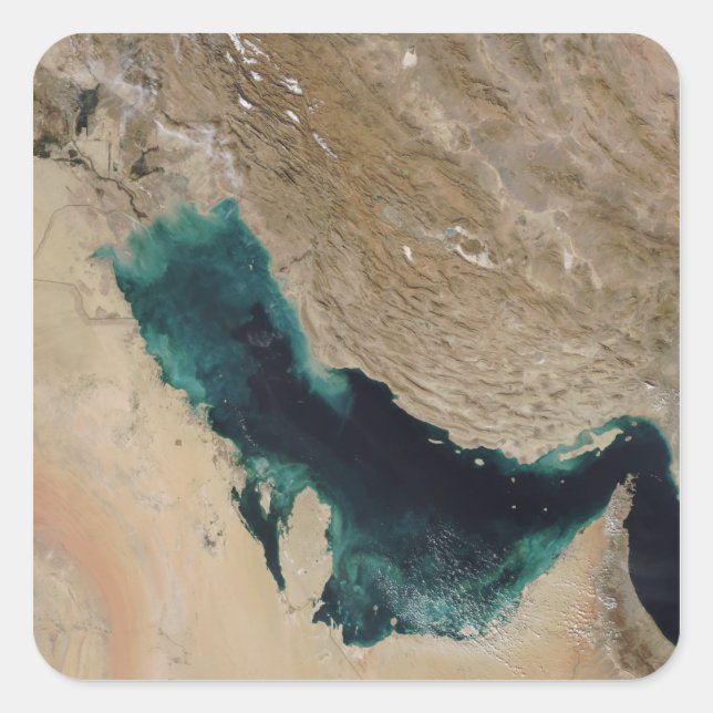 Adesivo Quadrado Golfo Pérsico (Frente)