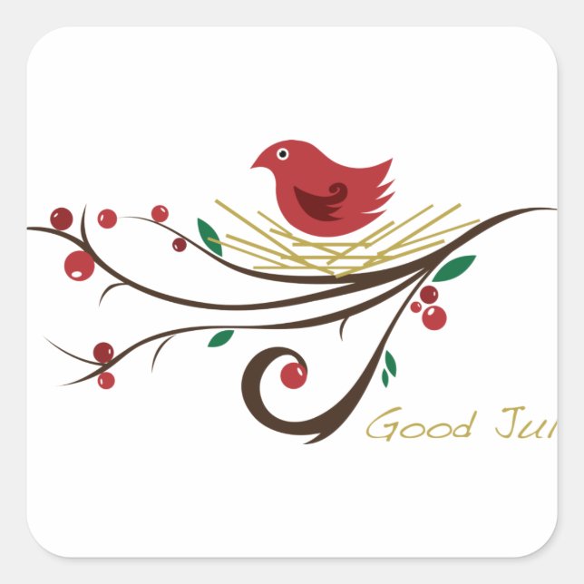 Adesivo Quadrado Good Jul (Frente)