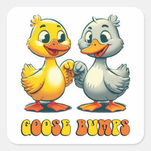 Adesivo Quadrado Goose Bump