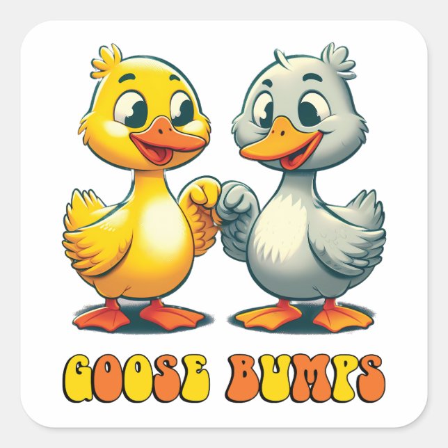 Adesivo Quadrado Goose Bump (Frente)