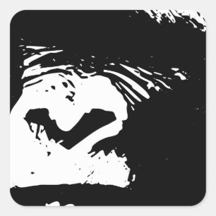 Adesivo Quadrado Gorila Days