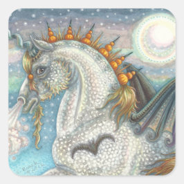 Adesivo Quadrado Gótico UNICORN, HALLOWEHORSE Squ