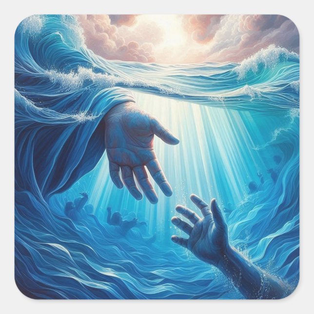 Adesivo Quadrado Grace Baixo Da Superfície (Frente)