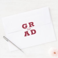 Grad Carmesim sobre Branco