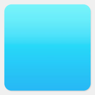 Adesivo Quadrado Gradiente de cor azul