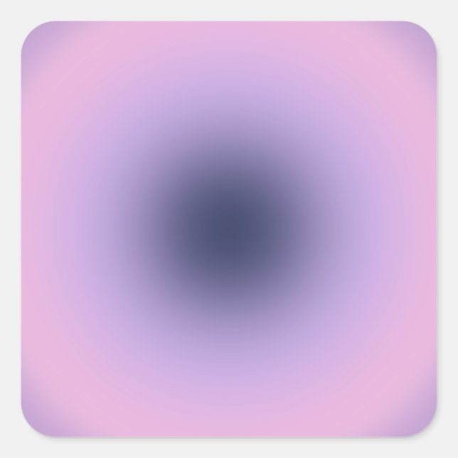 Adesivo Quadrado Gradiente Roxo-Lavanda Retroativo (Frente)