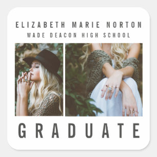 Adesivo Quadrado Graduação de tipo