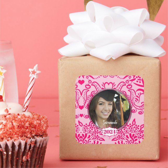 Adesivo Quadrado Graduação de xadrezes ou 16 fotógrafos fotógrafos  (Festa)