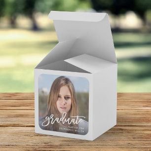 Adesivo Quadrado Graduação do Formando de Fotos do Script de Pinc