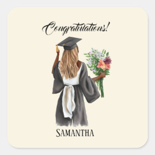 Adesivo Quadrado Graduação Personalizada Por Aquarela (13)