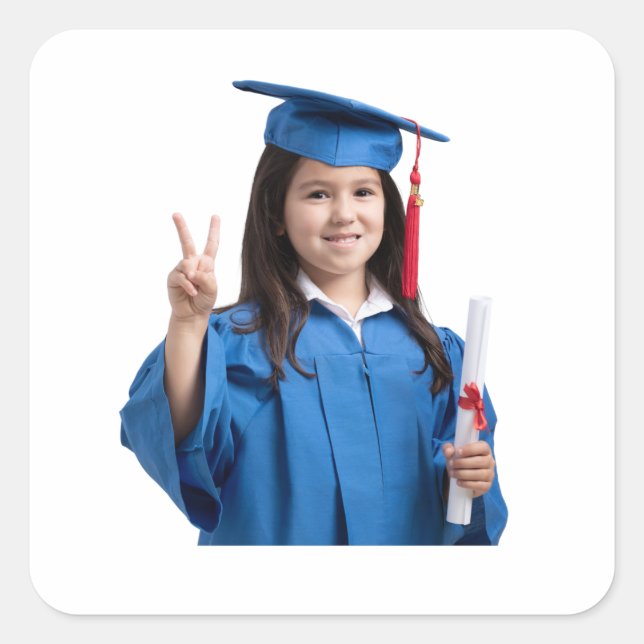 Adesivo Quadrado Graduation 2026, Graduation Fan, Big Heads on  (Frente)