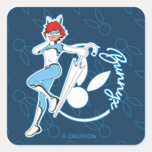 Adesivo Quadrado Gráfico Bunnyx