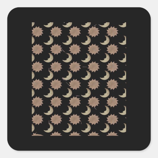 Adesivo Quadrado Gráfico das Nuvens de Whimsigoth (Frente)