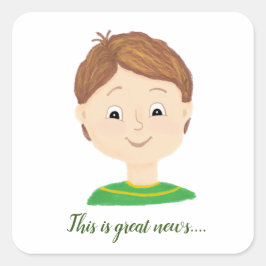 Adesivo Quadrado Gráfico de Emoções de Meus Sentimentos