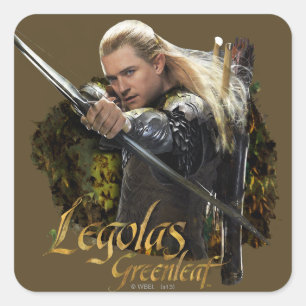 Adesivo Quadrado Gráfico do Arco de Desenho LEGOLAS GREENLEAF™
