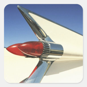 Adesivo Quadrado Gráfico: Fim-acima da aleta e do taillight sobre