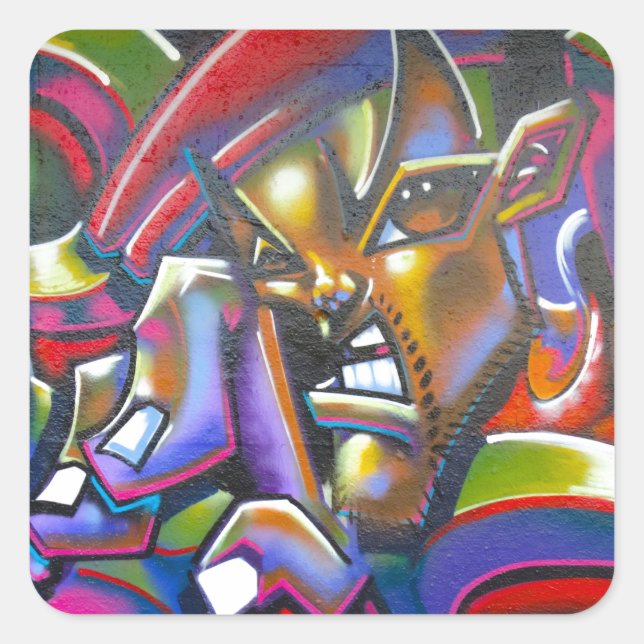 Adesivo Quadrado Grafite (Frente)