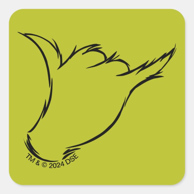 Adesivo Quadrado Gralha | A Máquina Média De T-Shirt (Frente)