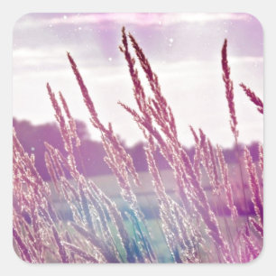 Adesivo Quadrado Grama mágica