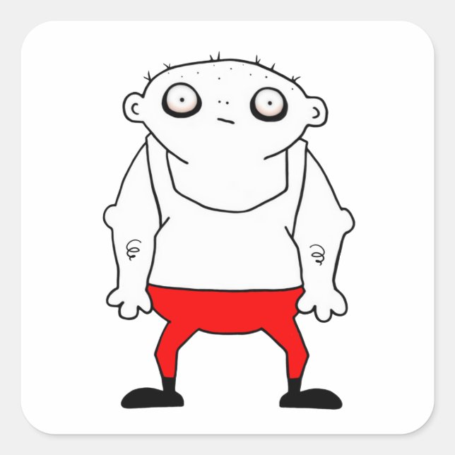 Adesivo Quadrado Grande Galoot (Frente)