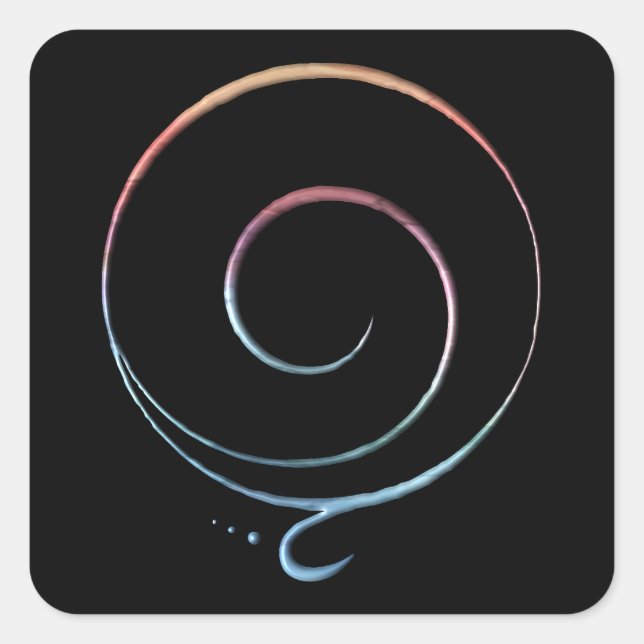 Adesivo Quadrado Gratidão 1 (Frente)