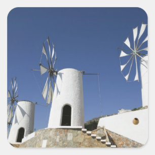 Adesivo Quadrado GRÉCIA, CRETE, Província de Iraklio, Ano Kera: