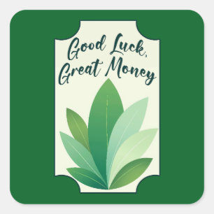 Adesivo Quadrado Green Botanical St Patrick’s Day Shirt Autocolante