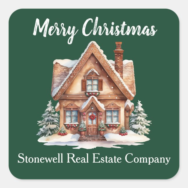 Adesivo Quadrado Green da Companhia Imobiliária de Natal Personaliz (Frente)
