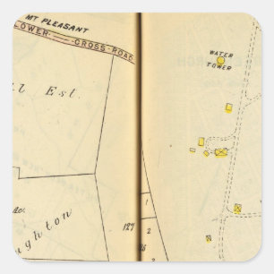 Adesivo Quadrado Greenburg, New York 7