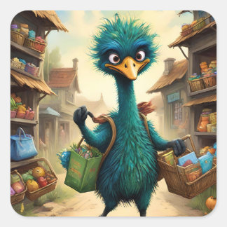 Adesivo Quadrado Greenu emu comprando.