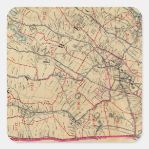 Adesivo Quadrado Greenwich, Nova Iorque