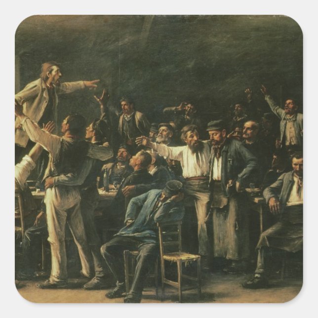 Adesivo Quadrado Greve, 1895 (Frente)