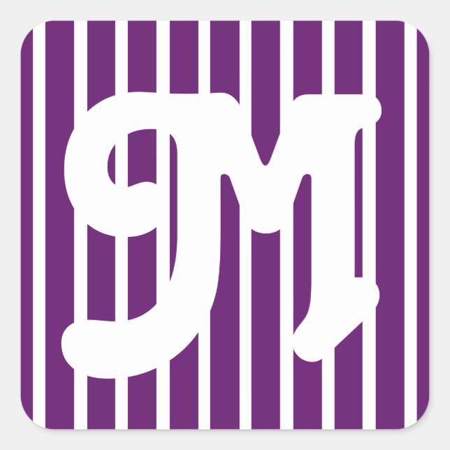 Adesivo Quadrado Greve de Safari Violeta Africana (Frente)
