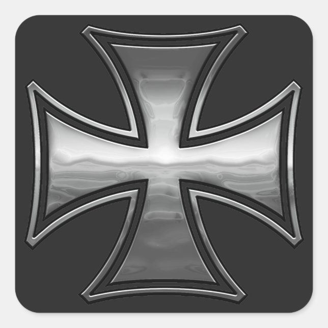 Adesivo Quadrado Gridiron maltês (Frente)