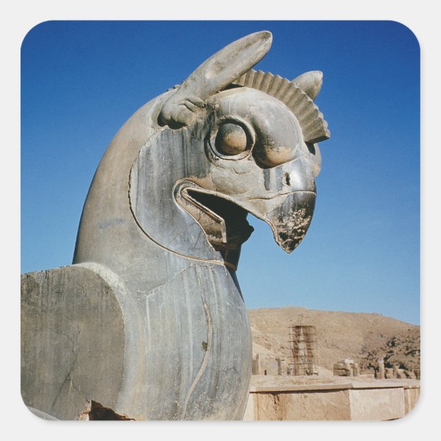 Adesivo Quadrado Griffin gigante, persa, c.516-465 BC (Frente)