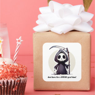 Adesivo Quadrado Grim Reaper - Personalizado