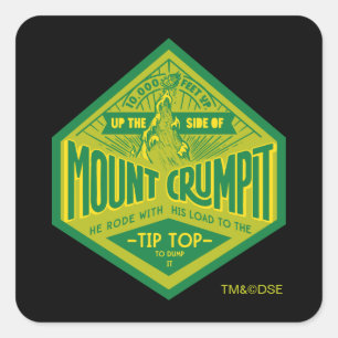 Adesivo Quadrado Grinch Monte Crumpit