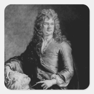 Adesivo Quadrado Grinling Gibbons, gravado por J. Smith