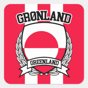Adesivo Quadrado Gronelândia