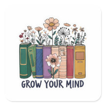 Grow Your Mind Sticker