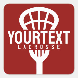 Adesivo Quadrado Grupo de TEXTOS PERSONALIZADO do Jogador de Lacros