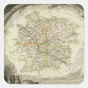 Adesivo Quadrado Grupo e Garona