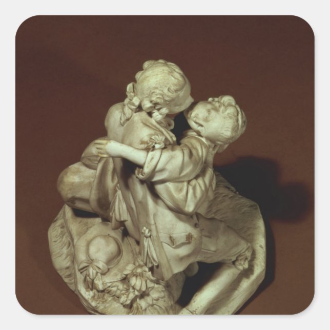 Adesivo Quadrado Grupo Kiss, Sevres, após Boucher, 1765 (Frente)