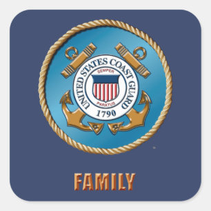 Adesivo Quadrado Grupo USCG