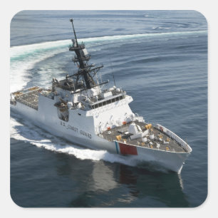 Adesivo Quadrado GUARDA costeira americana Cutter Waesche 2