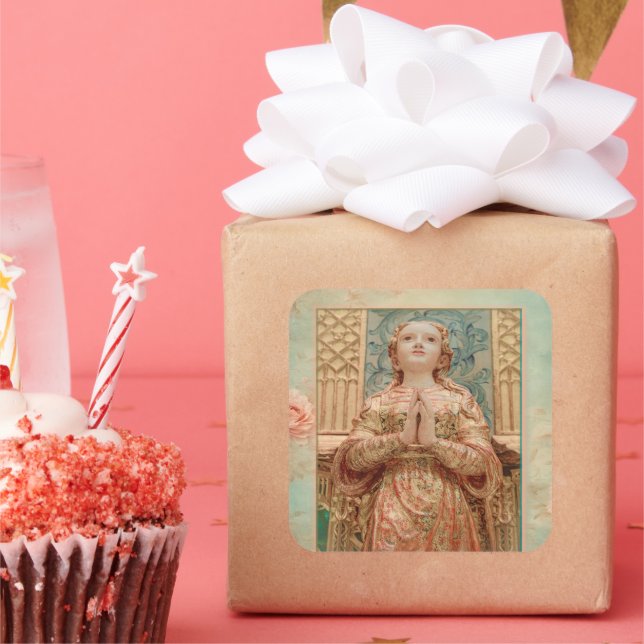 Adesivo Quadrado Guardian Angel picture stickers (Festa)