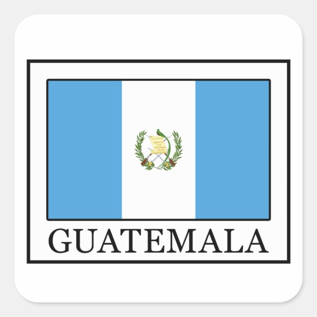 Adesivo Quadrado Guatemala (Frente)