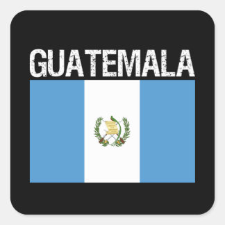 Adesivo Quadrado Guatemala, bandeira da Guatemala